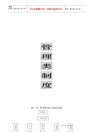 某公司部门岗位描述