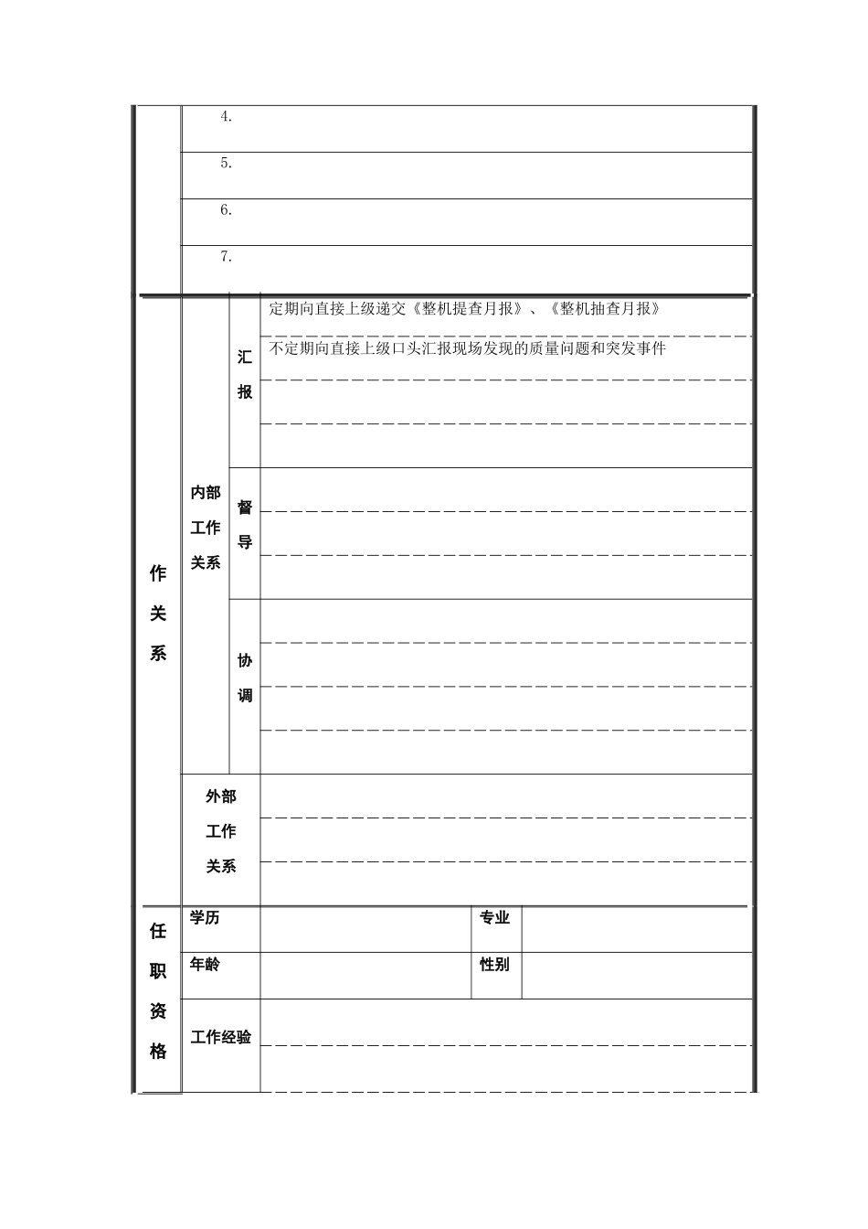 整机质量故障分析员岗位说明书_第2页