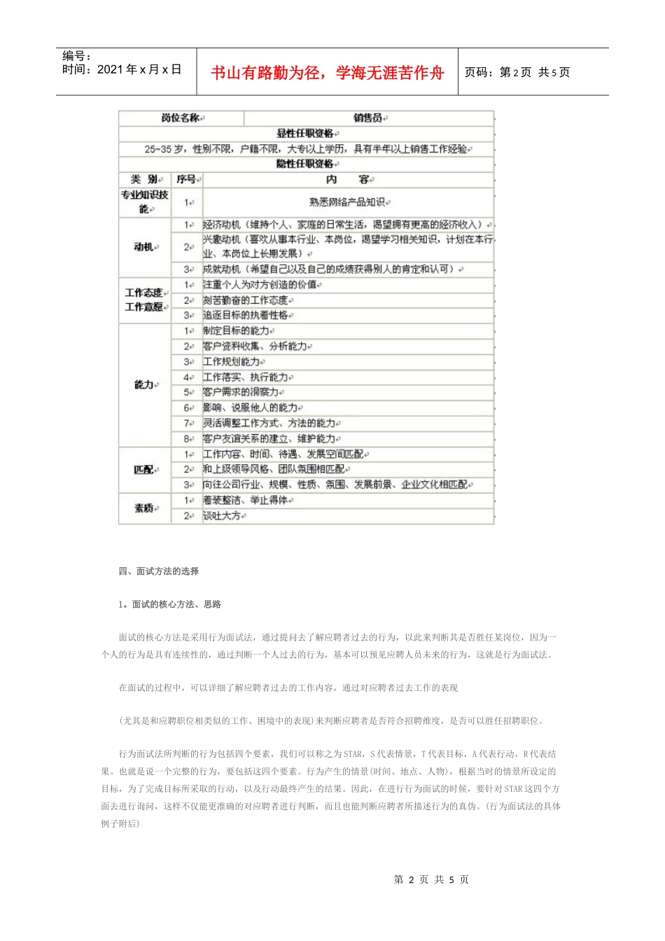 面试考察要点_第2页