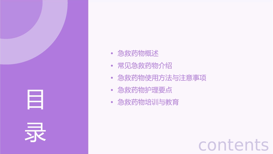 常见急救药物第一讲护理课件_第2页