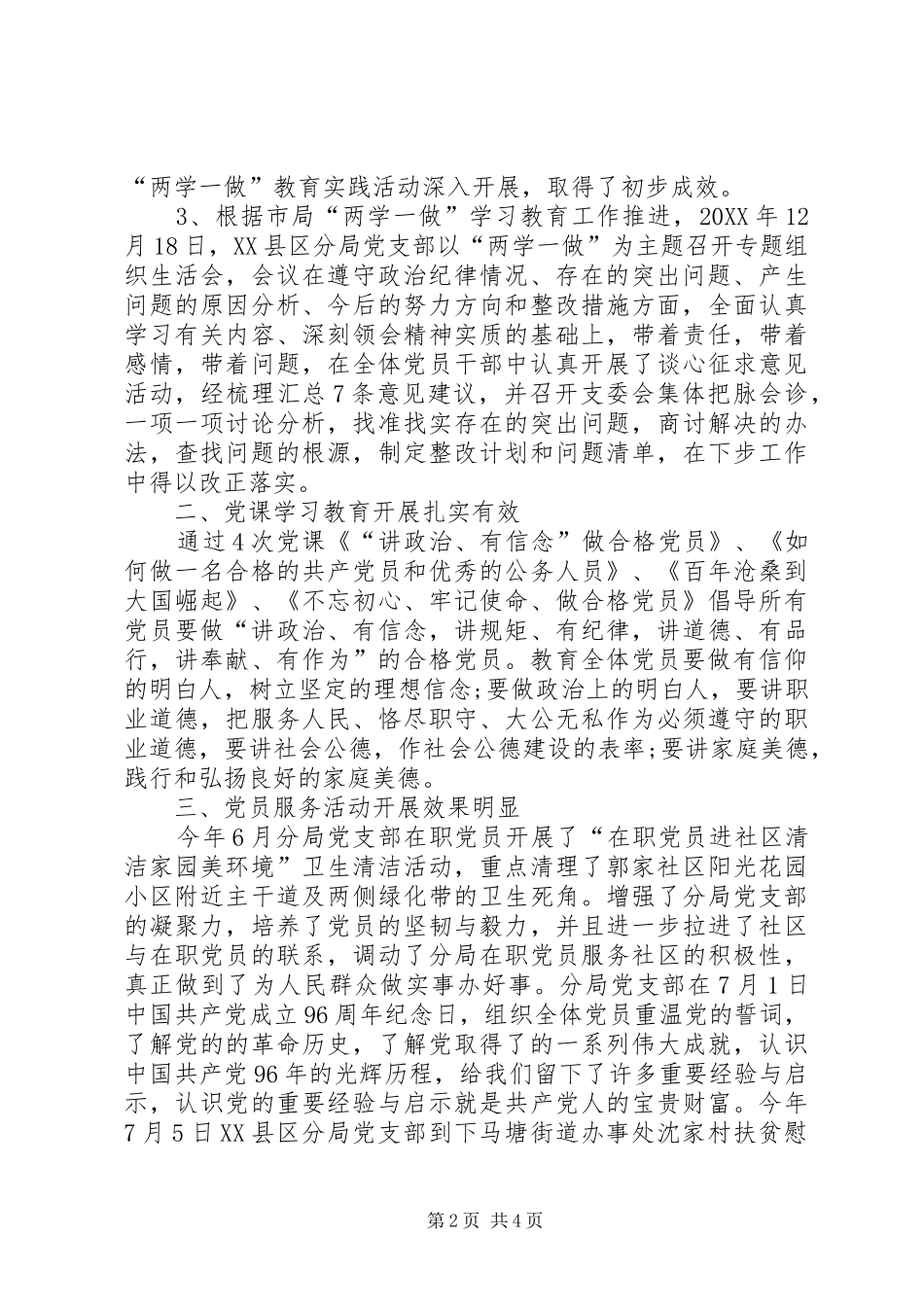 分局党支部工作总结_第2页