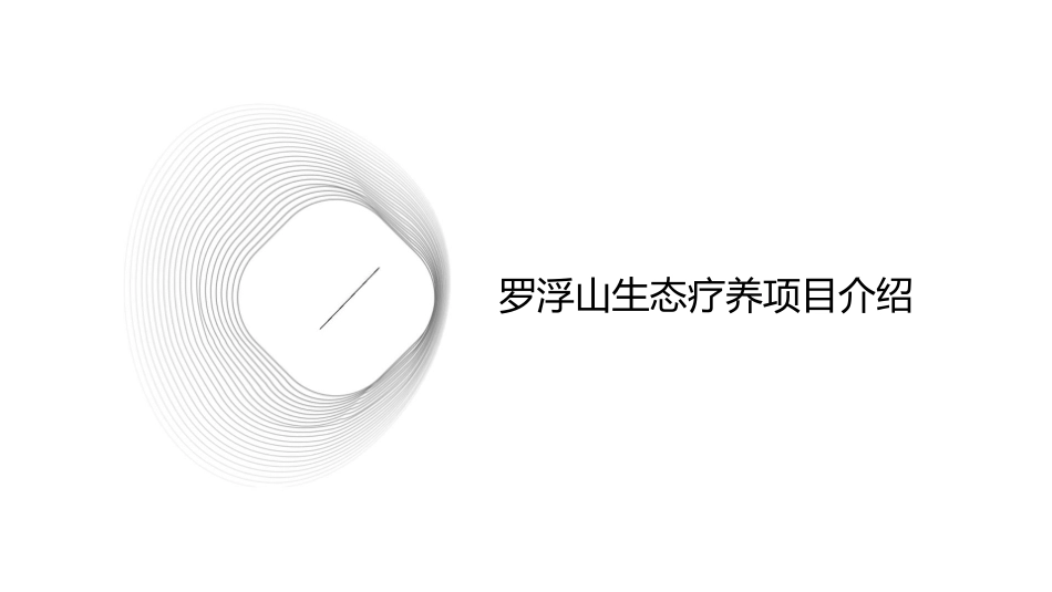 罗浮山生态疗养策划方案课件_第3页