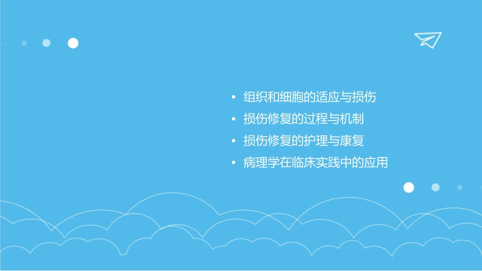 病理学 组织和细胞适应损伤与修复损伤修复护理课件_第2页