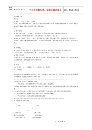 浅谈绩效考核工具