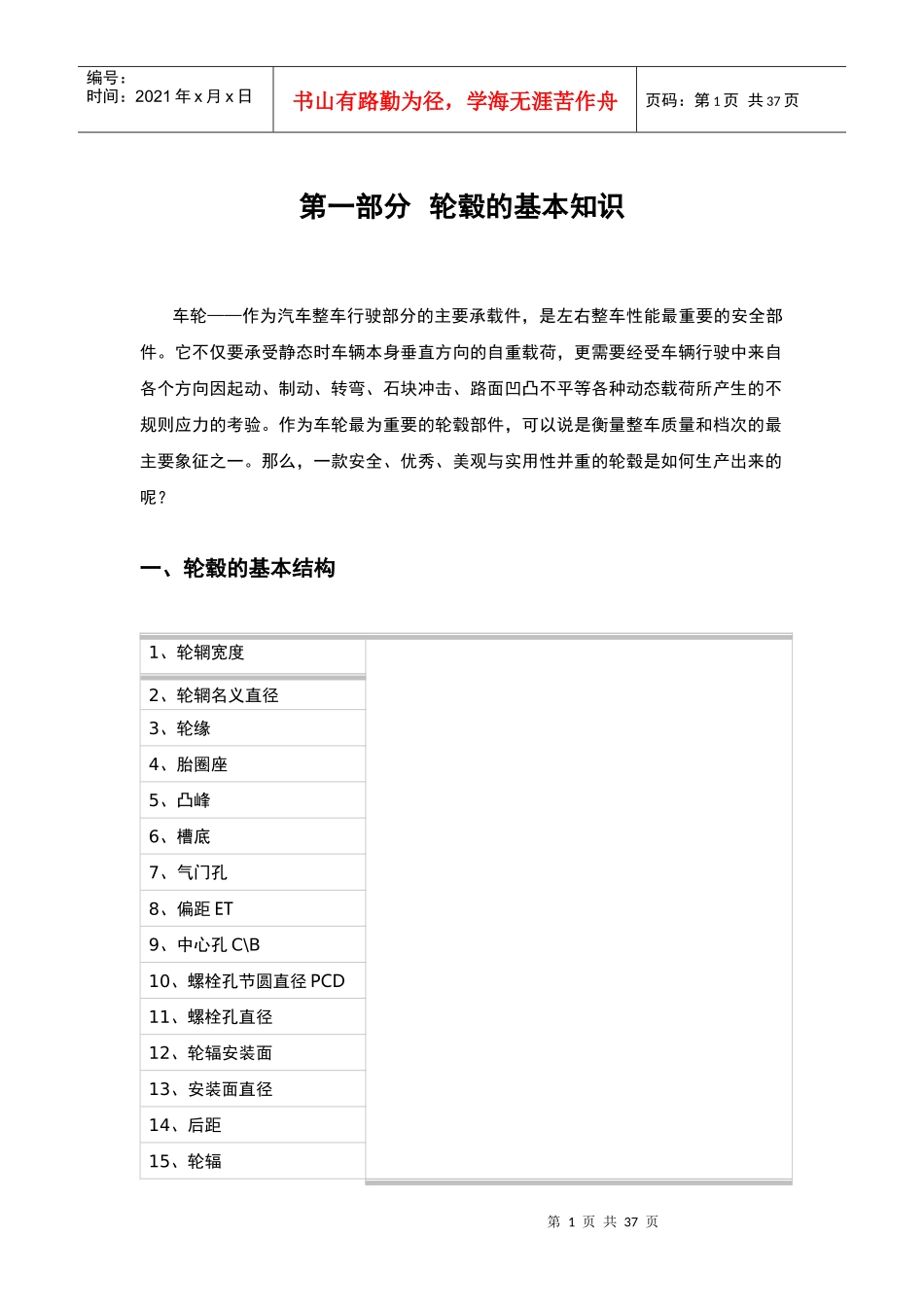 轮毂升级改装基本知识培训教材_第1页