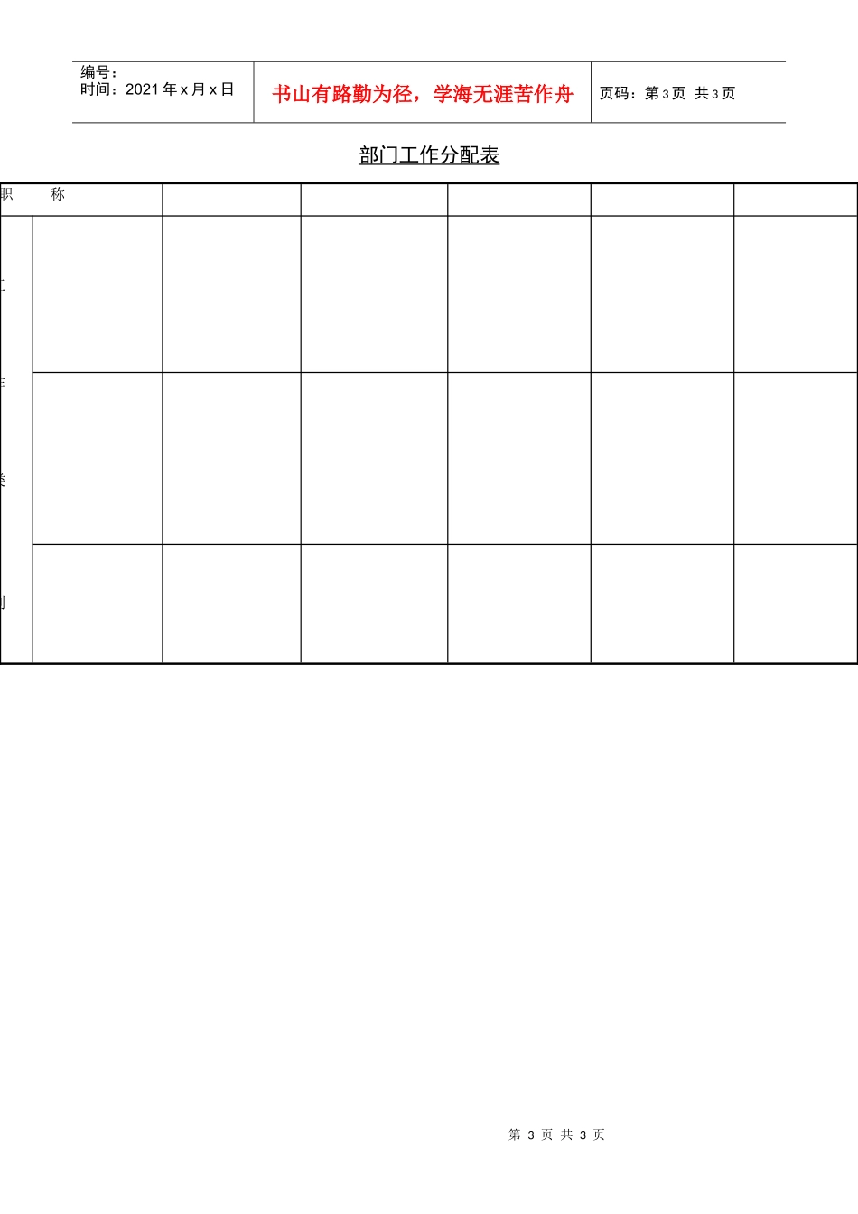 职务分配表(1)_第3页