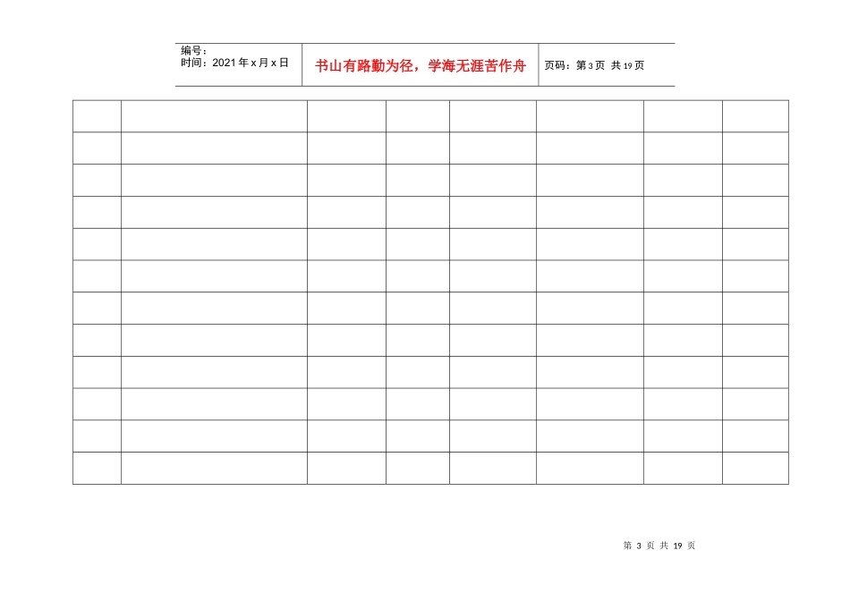 消防台帐 消防检查台帐_第3页