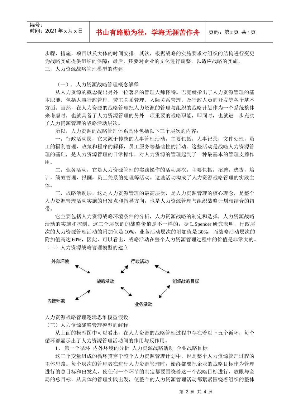 现代企业的人力资源战略管理_第2页
