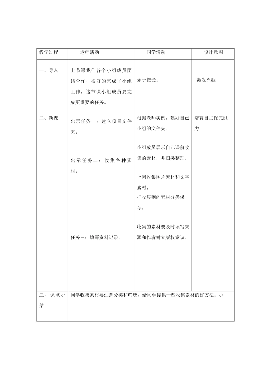 2024-2024年小学信息技术第三册-第6课确定站点主题教案-北京版_第3页
