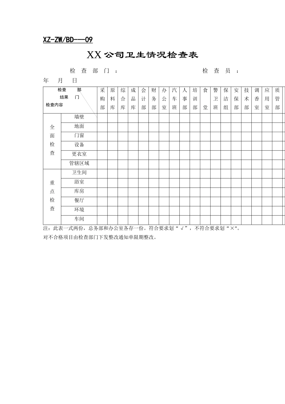 行政管理表格总务表格_第2页