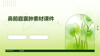 鼻前庭囊肿素材课件