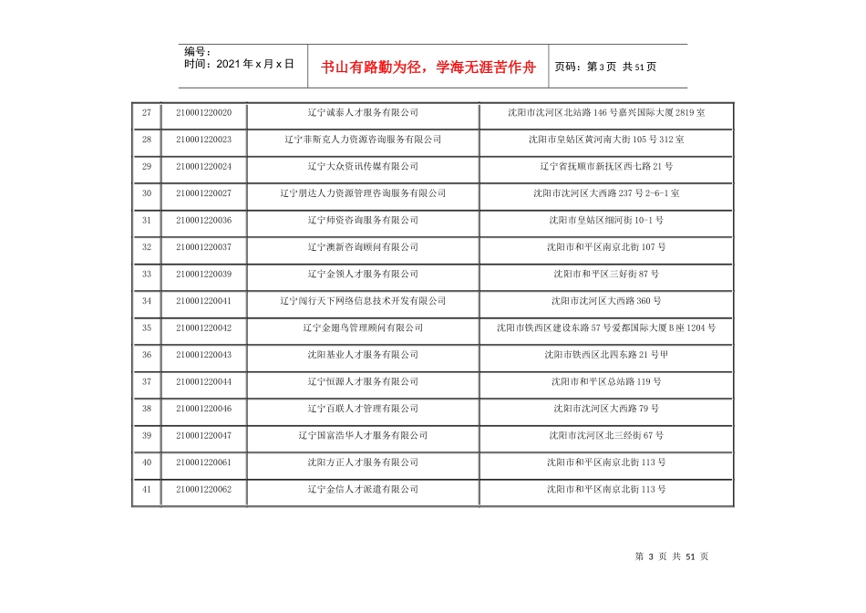 辽宁各市人力中介(无电话)_第3页