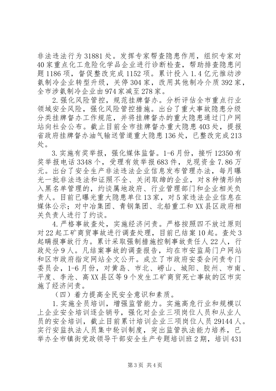 安全监管局上半年工作总结_第3页