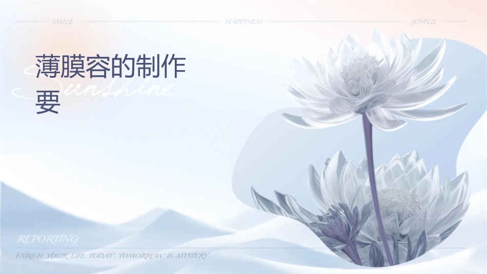 薄膜电容的制作过程和检验要点课件_第1页