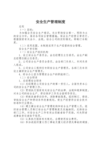 安全生产管理规章制度(21)
