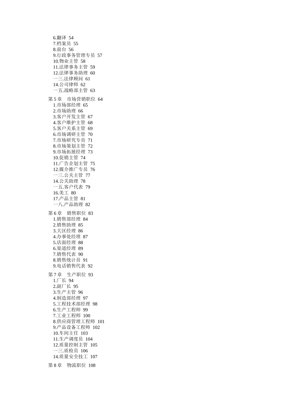 某公司职位说明书与绩效考核范本汇总_第2页