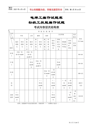 电焊工培训讲义