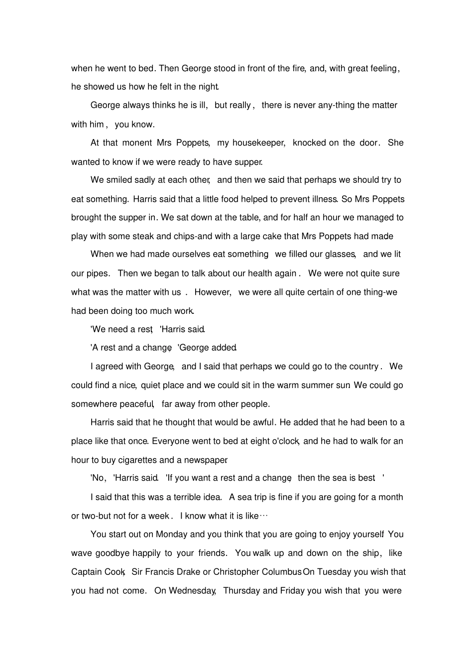 三怪客泛舟记(牛津书虫中英文双版本)_第3页