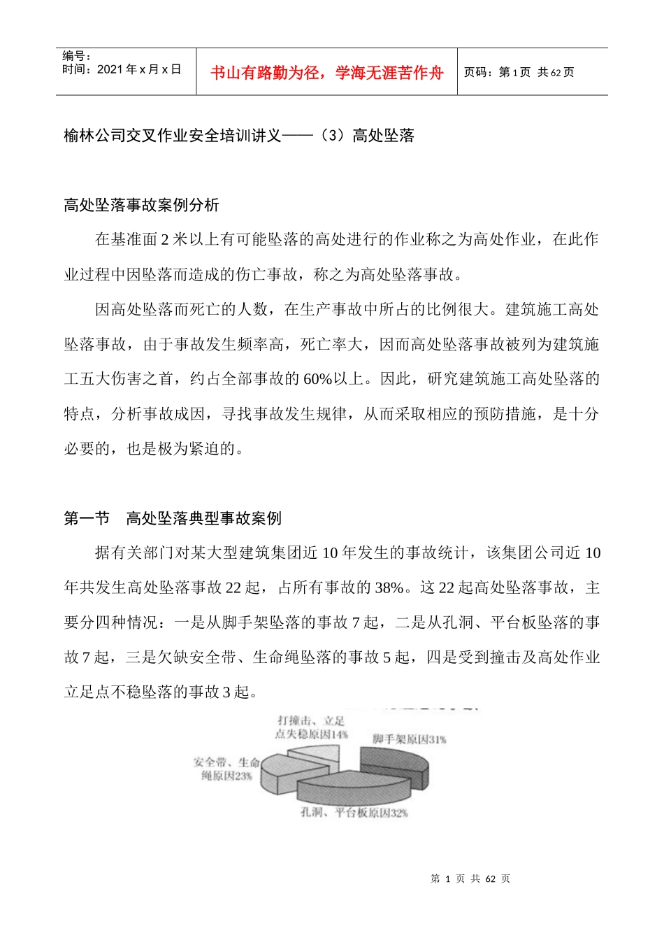 某公司交叉作业安全培训讲义_第1页