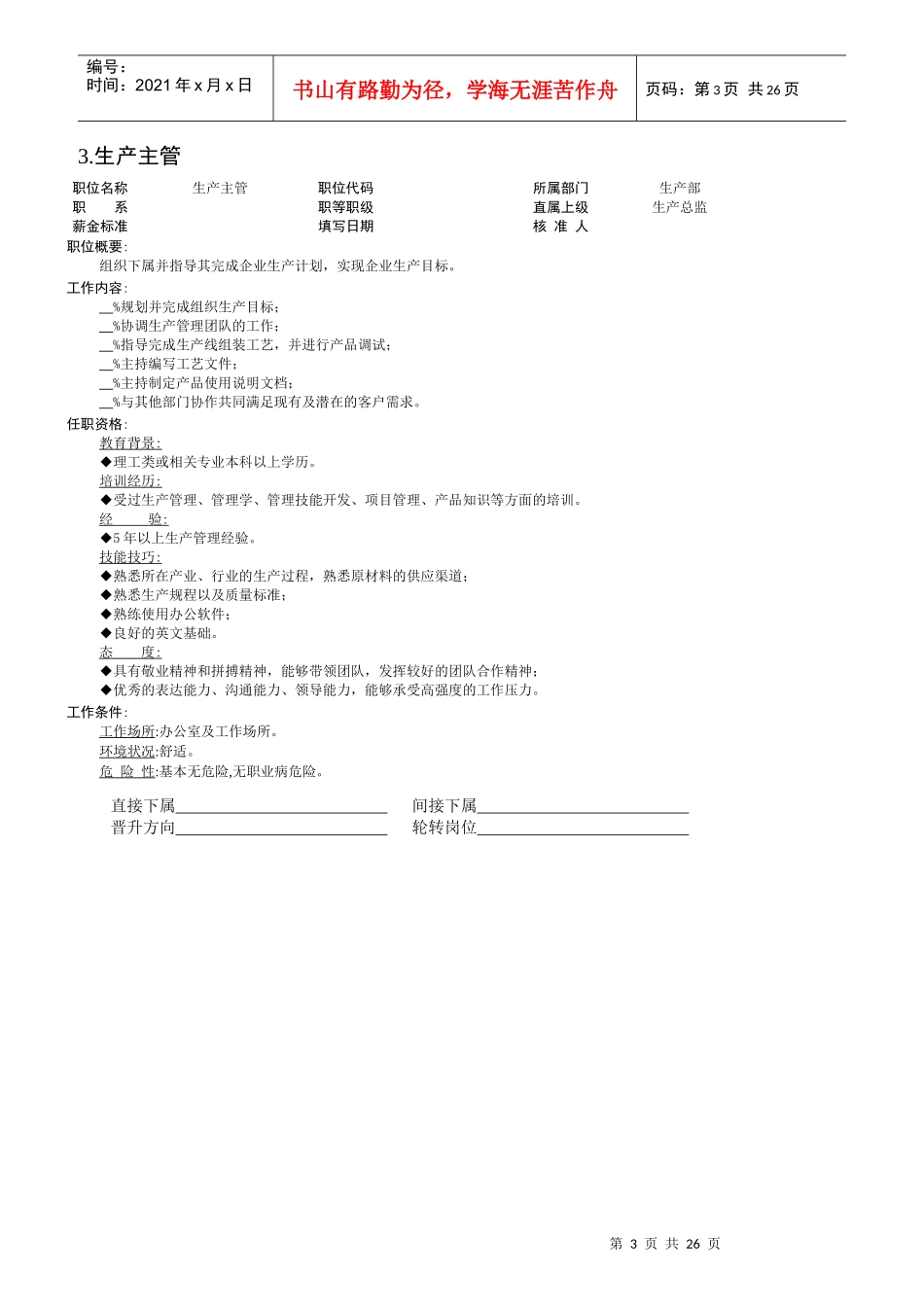 组织机构图与岗位职责描述_第3页