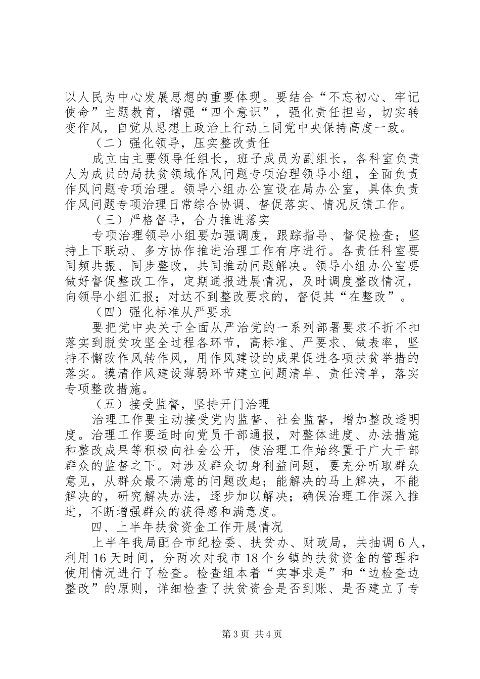 扶贫领域作风问题治理总结_第3页