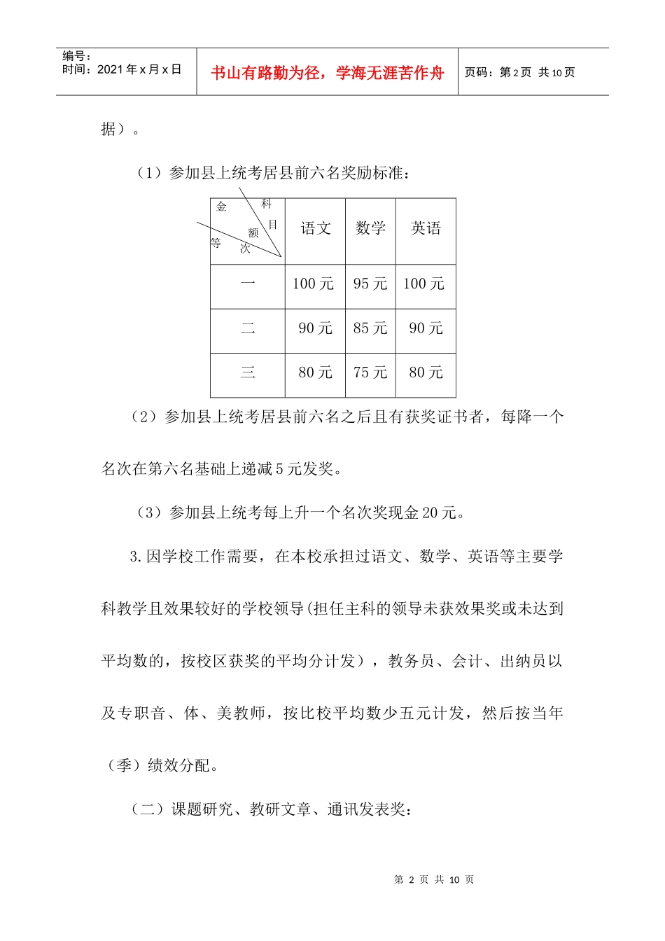 教职工奖惩办法_第2页