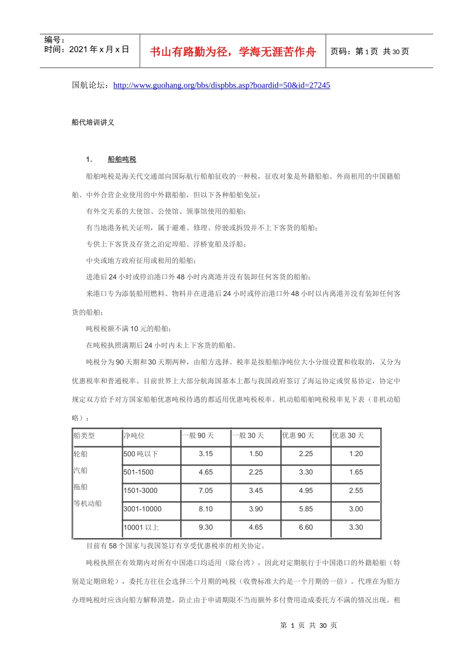 船代培训讲义_第1页