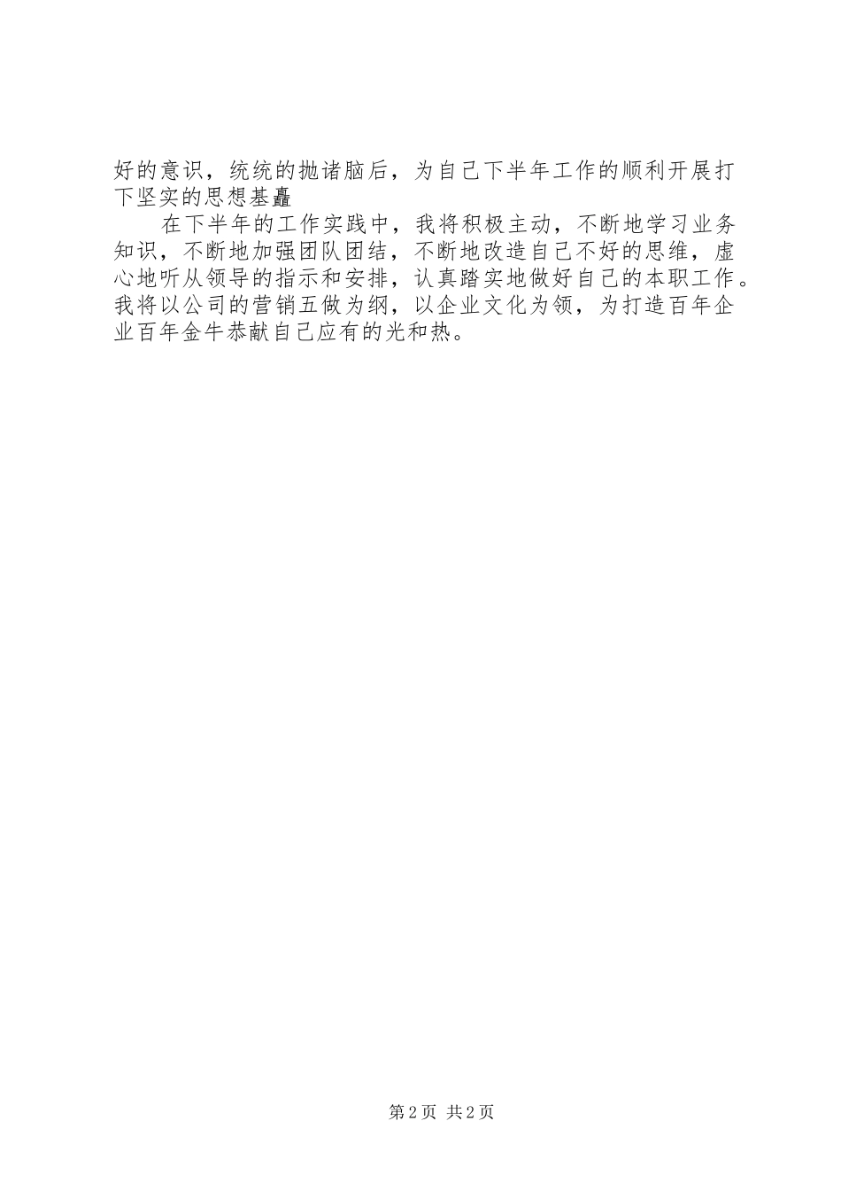 工程项目年中工作总结范文_第2页