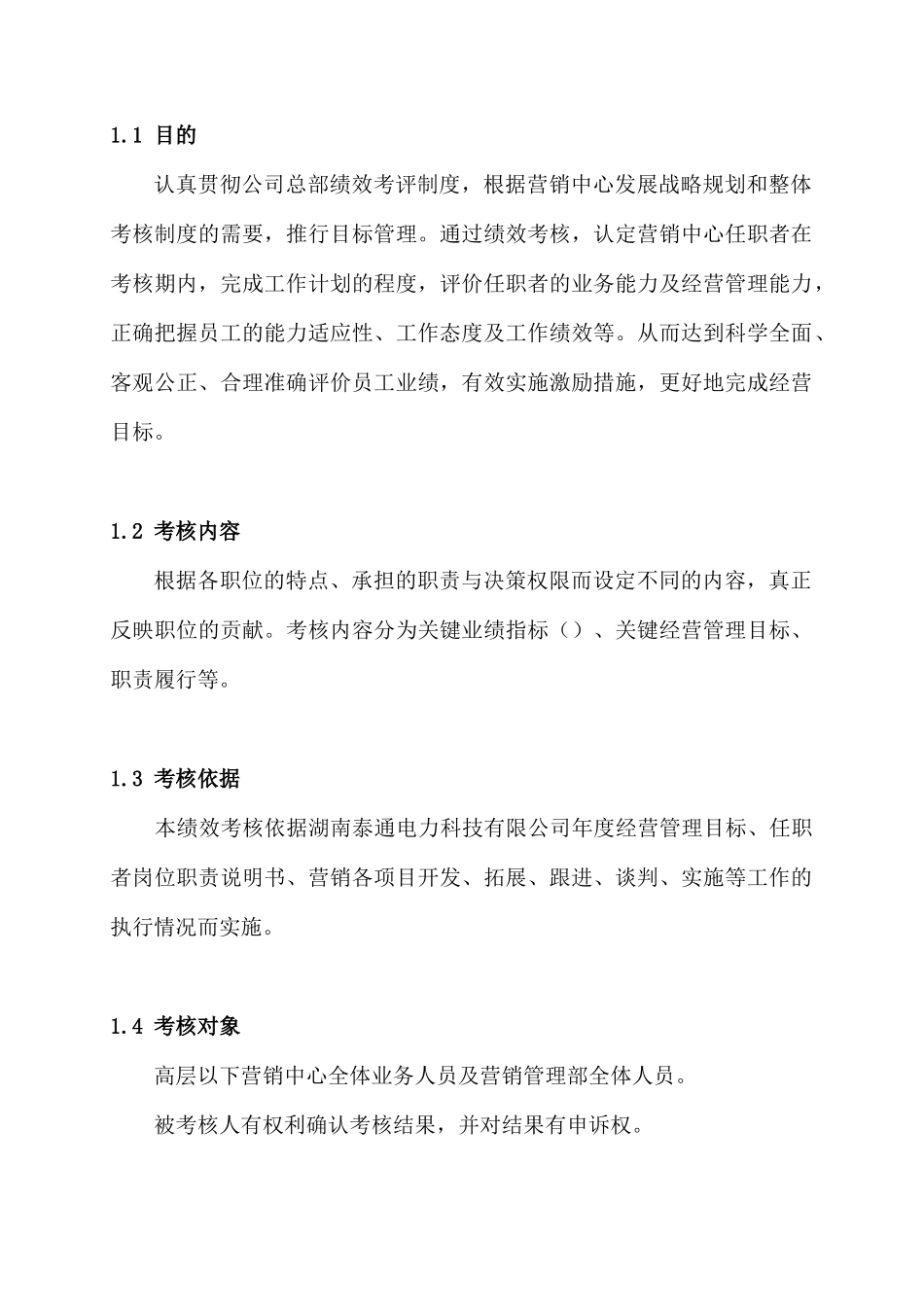 湖南某公司绩效考核体系_第2页