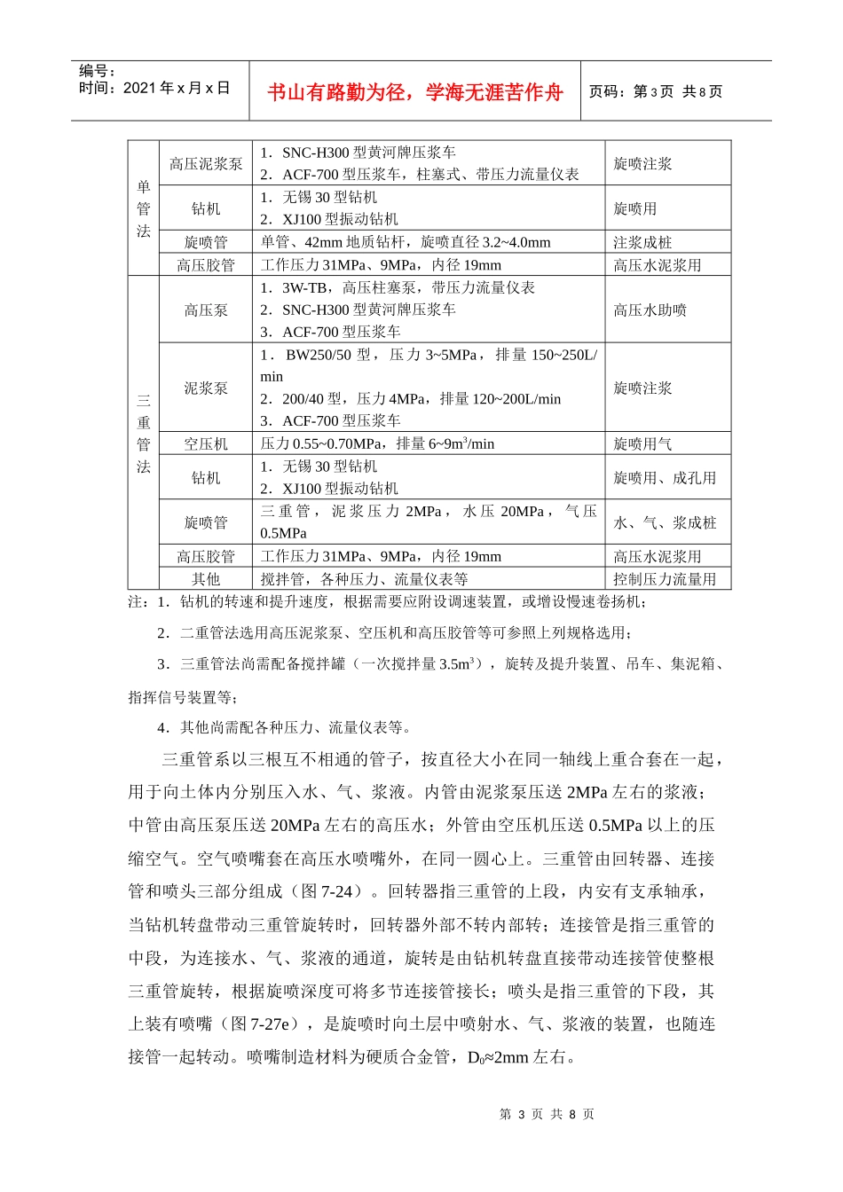 建筑施工手册系列之地基处理与桩基工程_7-1-5_高压喷射注浆地基_第3页