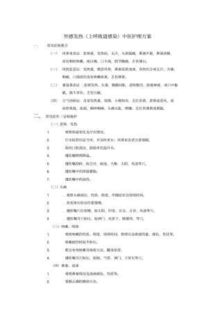中医护理方案94981