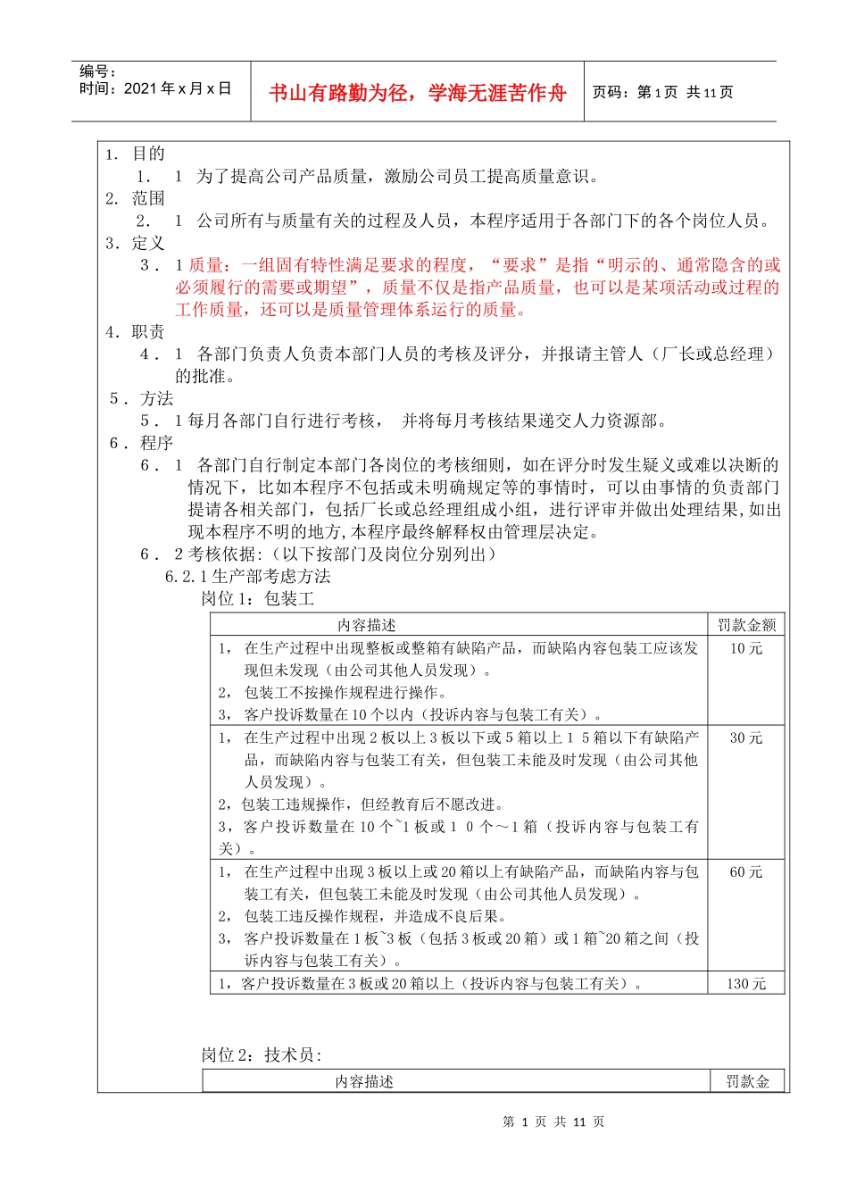 质量奖惩制度_第1页