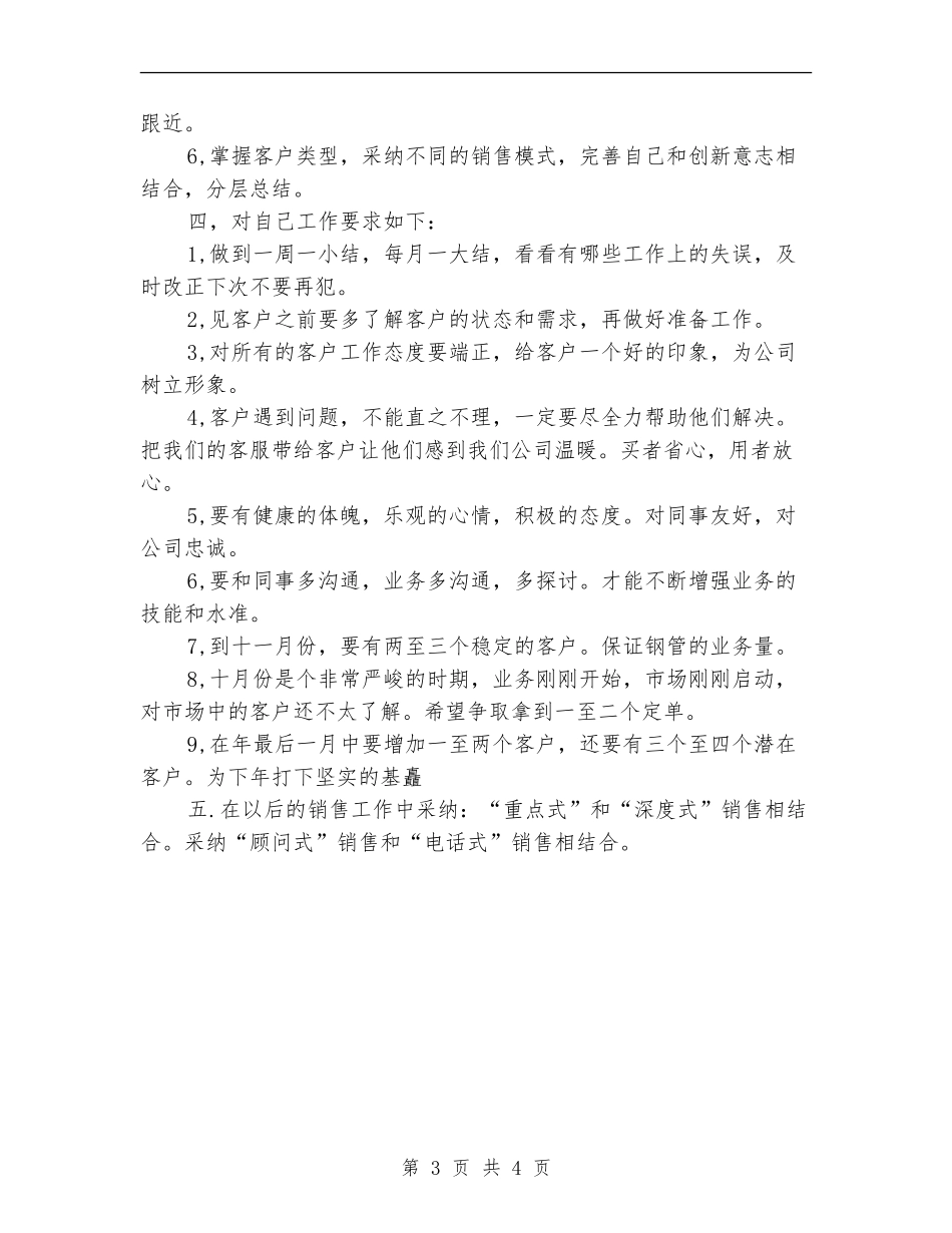 业务员工作计划2018_第3页