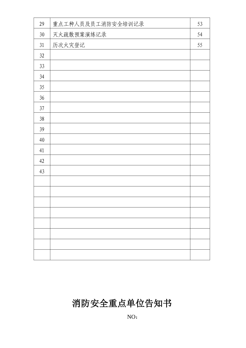 消防重点单位档案(模板)_第3页