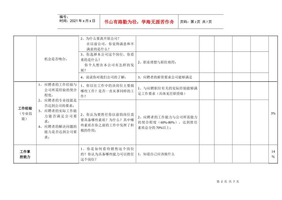 结构化面试表_第2页