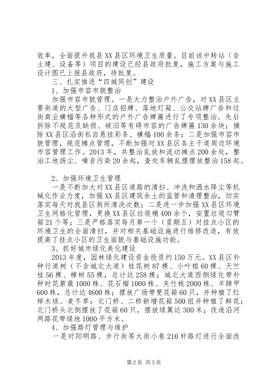 城管局三项重点工作情况总结_第2页