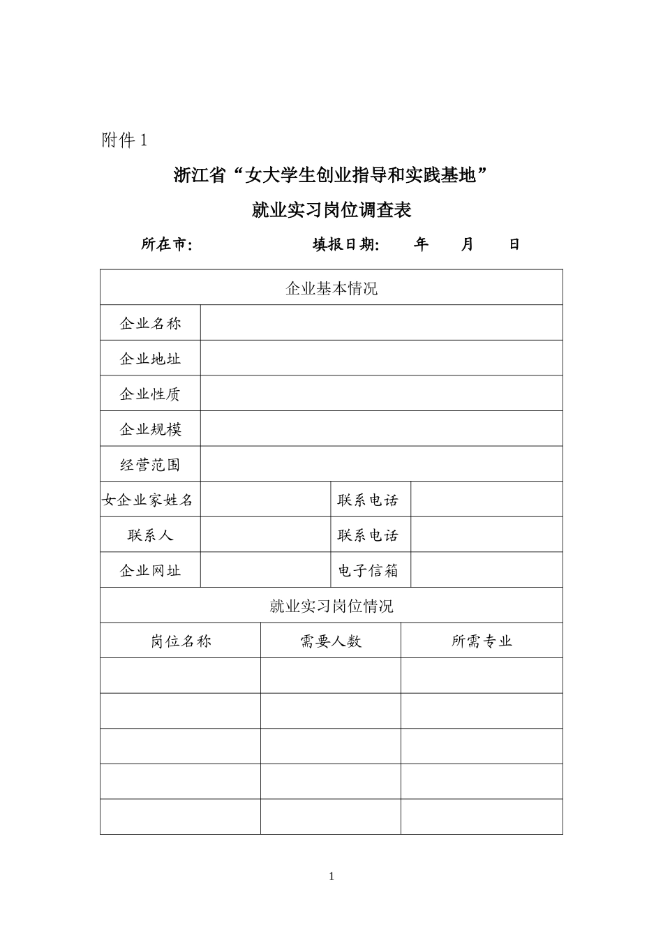 浙江省女大学生创业指导和实践基地_第1页