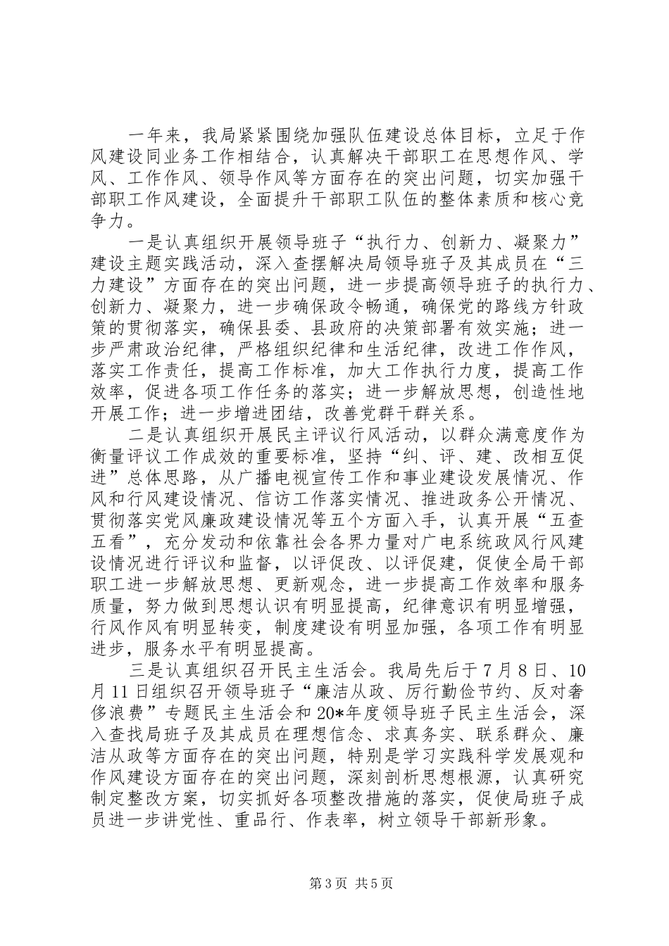 广电局干部作风整顿建设年工作总结_第3页