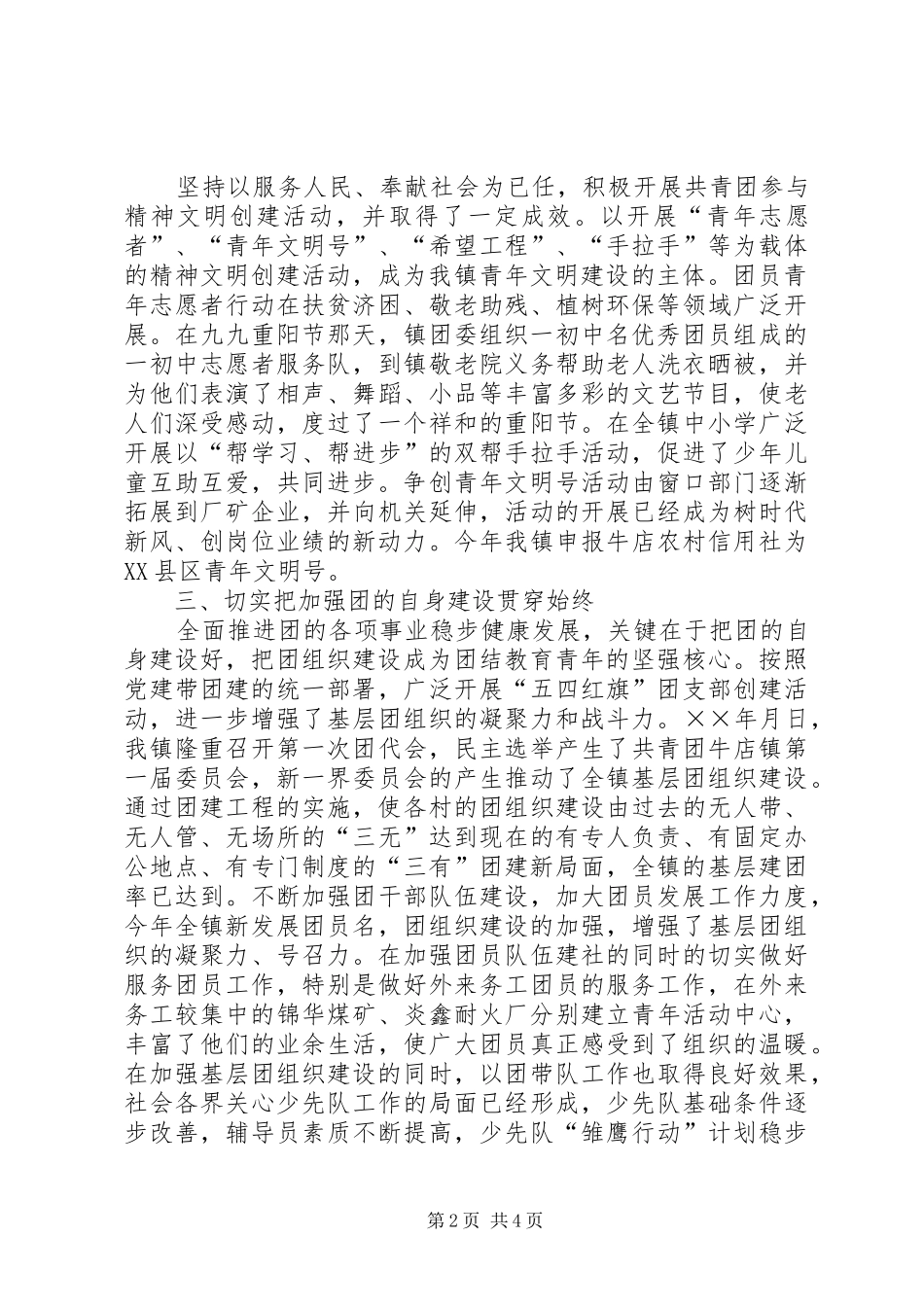 共青团镇委员会年工作总结_第2页