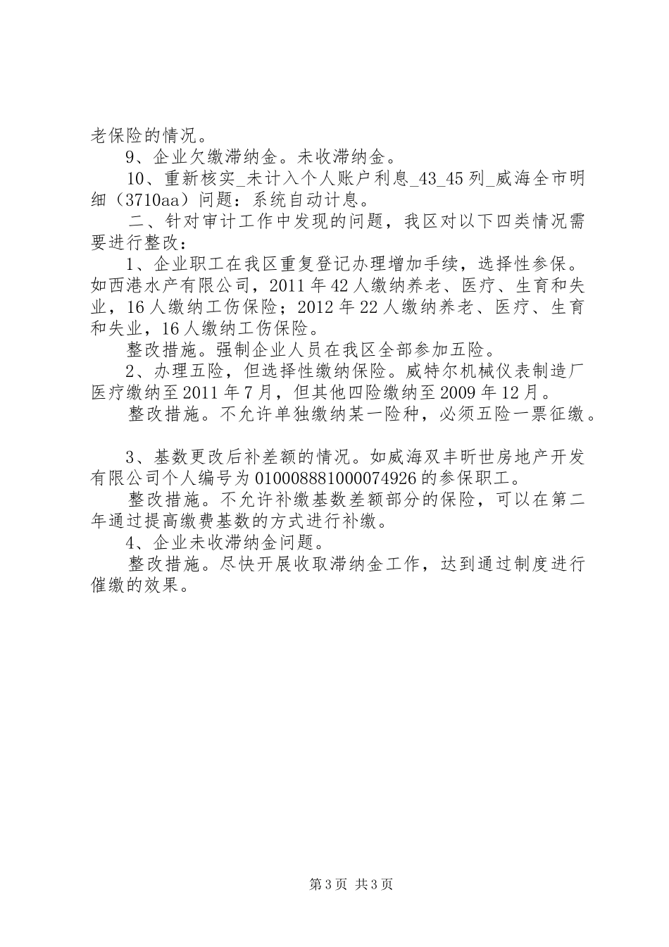 审计整改问题及规章制度细则完善_第3页