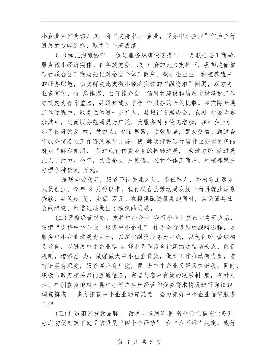 邮储银行2024年度工作总结_第3页