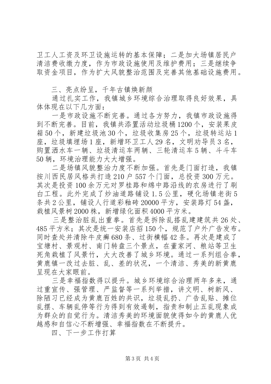 城乡环境综合治理工作汇报总结_第3页
