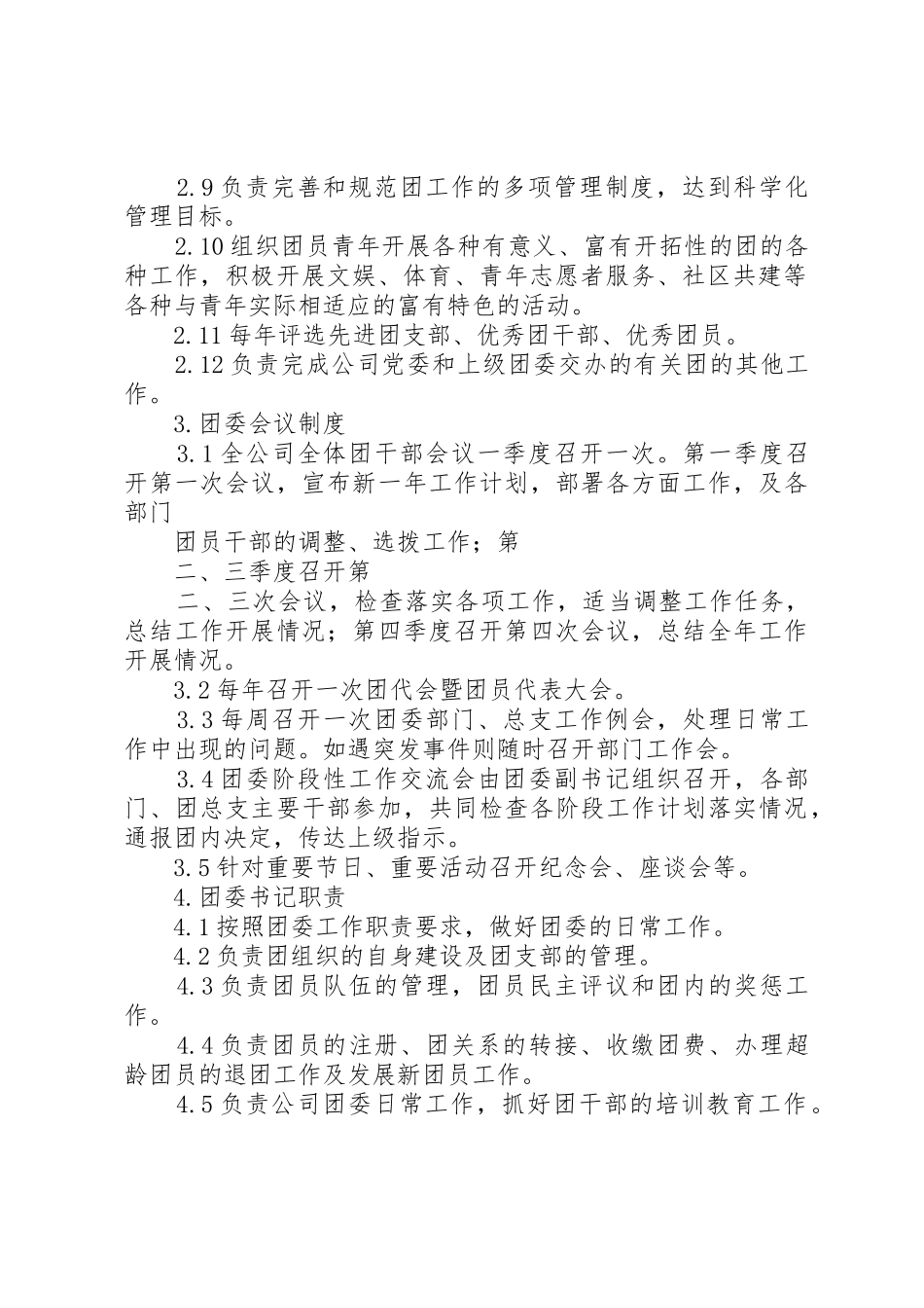 共青团工作规章制度细则_第2页