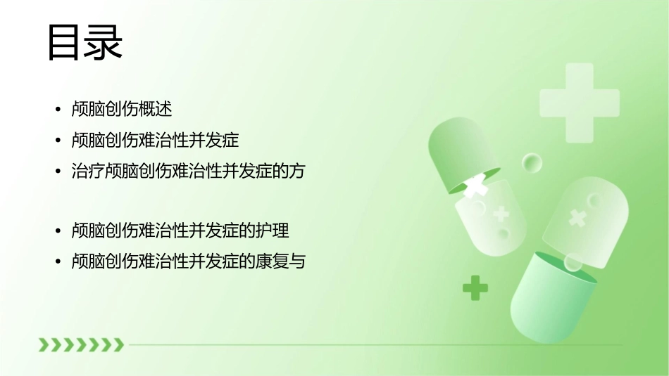 颅脑创伤难治性并发症治疗护理课件_第2页
