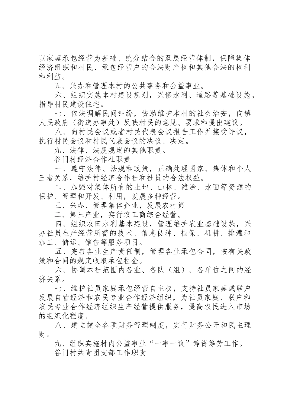 村级组织村委会规章规章制度细则_第2页