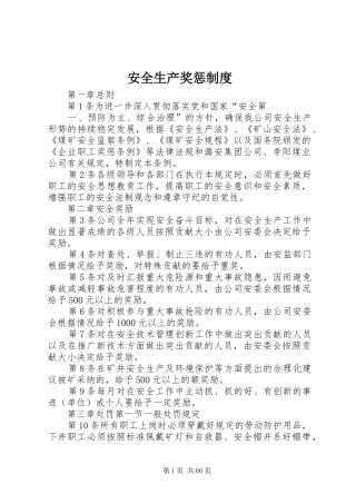 安全生产奖惩规章制度 (22)