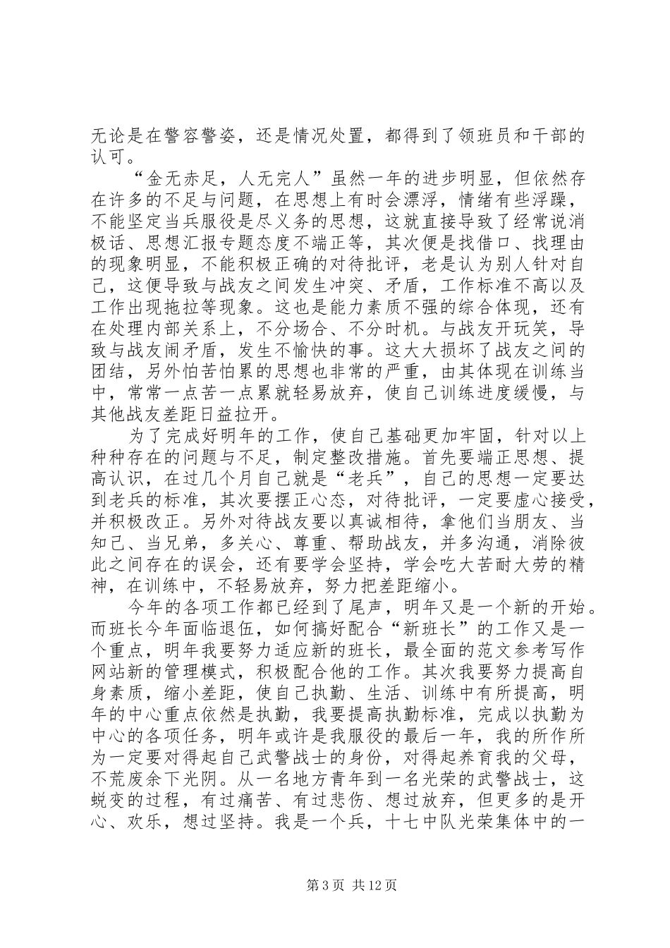 复退老兵年终总结_第3页