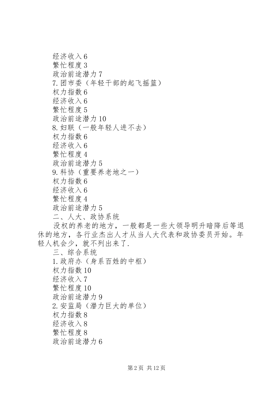政府机关各部门职责要求_第2页