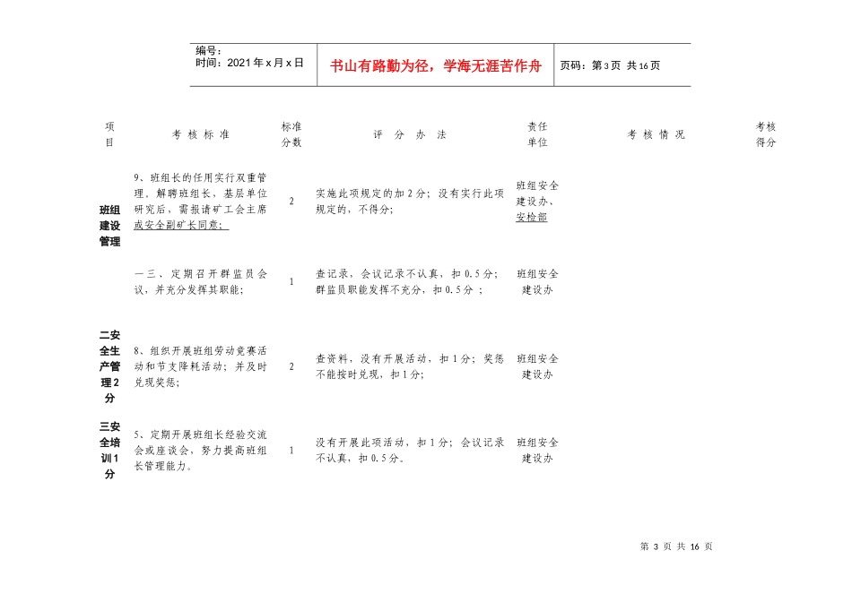 班组安全建设考核细则责任划分_第3页