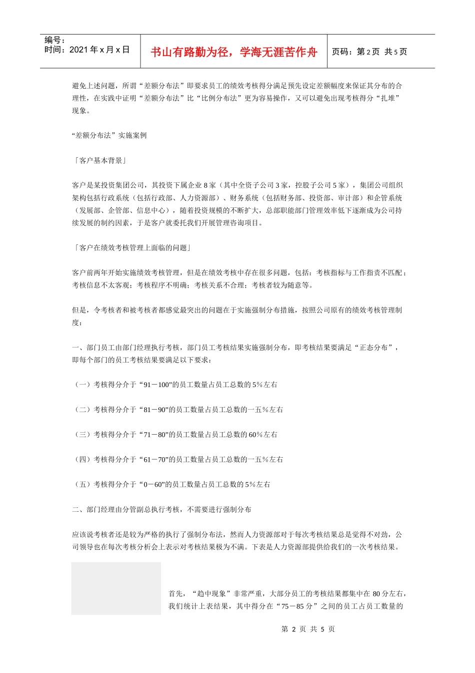 让绩效考核结果合理分布_第2页